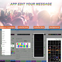 Letrero Luminoso Programable LED para Botellas, Servicio VIP, con Programación por Aplicación, Letrero Luminoso de Mano con Desplazamiento Programado