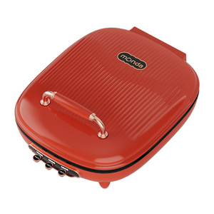 Plancha Eléctrica Monda con Calentamiento de Doble Cara, Antiadherente, para Hacer Panqueques, Parrilla Doméstica, Color Rojo - Product Image 1