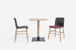 طاولة مربعة على طراز غرفة المعيشة بسعر رخيص ، طاولة خشبية صلبة للمطعم - Product Image 5