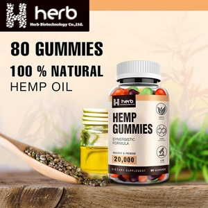 Thêm Sức Mạnh Tinh Khiết Cây Gai Dầu Dầu Truyền Dành Cho Người Lớn Nhãn Hiệu Riêng Ngon Thư Giãn Thảo Dược Bổ Sung Cây Gai Dầu Gummies Với Hỗ Trợ Giấc Ngủ - Product Image 2