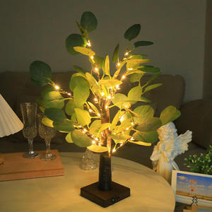 WINNER <b>LED</b> Eucalyptus <b>Tree</b> Lamp Solar Powered Fairy Tale Style Warm White 2700K Indoor Decor Portable 25000H Lifespan IP20 AC - Product Image 5