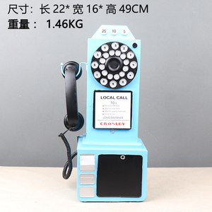 <strong>Antique</strong> Old Decorative Telephone Model - Product Image 3