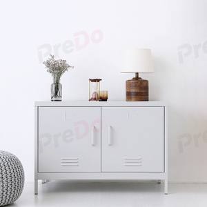 Gabinete de Almacenamiento de Hierro de Estilo Industrial Moderno, Plegable, con Asa Reemplazable y Ajustable, para Sala de Estar y Oficina - Product Image 2