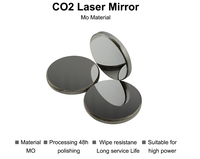 Miroir réfléchissant laser CO2 Yongli 100W Dia20mm, lentille optique pour machine de découpe et de gravure laser, accessoires de remplacement