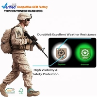 Fabricant de patchs uniformes fluorescents Logo micro prismatique personnalisé Étiquettes ou vêtements de sécurité réfléchissants amovibles