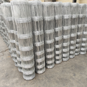 Valla de hierro galvanizado duradera para ganado, ovejas y caballos, para pastoreo - Espaciado y calibre de alambre personalizables - Product Image 1