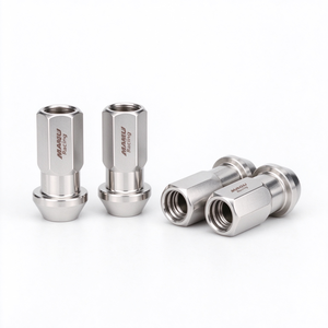 Piezas de Modificación para Carreras de Autos, Tuercas de Rueda de Acero Inoxidable SUS316 M12x1.25 M12x1.5 M14x1.5 - Product Image 1