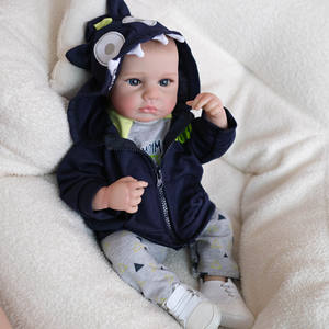 Muñeco <span class=keywords><strong>de</strong></span> Juguete <span class=keywords><strong>de</strong></span> Cuerpo Completo <span class=keywords><strong>de</strong></span> 49 cm, Bebé Reborn <span class=keywords><strong>de</strong></span> Silicona Suave Realista - Product Image 3
