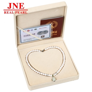 Natural Pearl Necklace Round Beads 925 Silver Water Drop Pearl Necklace Mother's Gift for <strong>Elders</strong> Mother's Day - Product Image 4