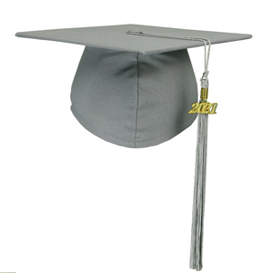 Chapeau <span class=keywords><strong>de</strong></span> graduation carré en satin noir mat tissé, avec pompon, directement <span class=keywords><strong>de</strong></span> l'usine, pour diplôme universitaire <span class=keywords><strong>de</strong></span> licence - Product Image 3