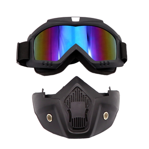 Intégral rétro intégré <span class=keywords><strong>pour</strong></span> casque d'équitation Harley Lunettes tout-terrain coupe-vent <span class=keywords><strong>moto</strong></span> Lunettes <span class=keywords><strong>de</strong></span> protection <span class=keywords><strong>moto</strong></span> - Product Image 1