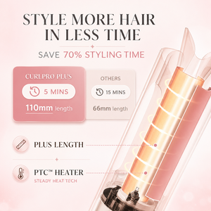 <span class=keywords><strong>Fer</strong></span> <span class=keywords><strong>à</strong></span> boucler automatique professionnel rotatif <span class=keywords><strong>avec</strong></span> écran LCD, alimentation électrique en céramique, pour usage domestique - Product Image 4