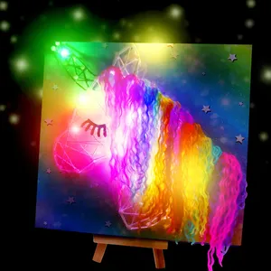 Jumon 3D String Light Art Latern and Crafts Filament Light Nail Tools Kit Light DIY Supplies for Kids DIY Crafting Decorations - Product Image 5