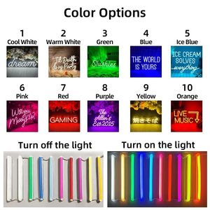 Letreros de Neón Personalizados, Luces LED RGB de Neón Atenuables para Decoración de Paredes, Dormitorios, Bodas, <span class=keywords><strong>Cumpleaños</strong></span>, Bares, Logotipos de Empresas, Nombres - Product Image 6