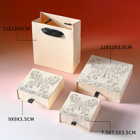 Boîtes à bijoux rigides haut de gamme, écologiques, imperméables, personnalisables avec logo, en carton gris, de qualité supérieure, durables et polyvalentes pour l'emballage