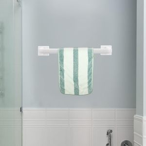 Estante de Ducha de PP para Montar en la Pared, Ecológico, No Plegable, Soporte para Toallas y Pantuflas para Baño - Product Image 3