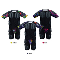 Maillot de compression rembourré pour gardien de but de rugby pour adolescents, équipement de protection pour le skateboard, le roller et le cyclisme pour enfants