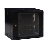 Rack de serveur mural de 19 pouces 9U assemblé en métal Telecom Network Cabinet Data Centers Outdoor Use 42U Height 6U 12U