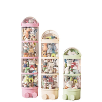 Poupées de grande capacité stockage enfants enfants boîte de rangement légère bacs conteneur jouets seau de rangement grande ouverture Durable