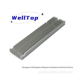 Custom CNC Machining Services for Stainless Steel Bonded Fin <b>Heat</b> <b>Sink</b> with for Machining Drilling Broaching - Product Image 4