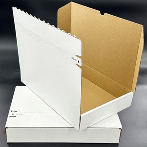 Baoren Cardboard <b>Display</b> Box Packaging Tear Off Package Brown Box Custom Adhesive Tear-off Kraft Paper Packaging Mailing Box - Product Image 1