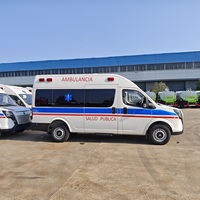 Vehículo de Emergencia Móvil Dongfeng 4x4 Nuevo Diésel para Ambulancia en Venta en Dubái, Equipo Médico de Presión Negativa, Emisión Euro 3