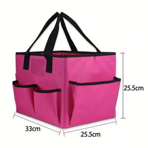 Bolsa de Almacenamiento Grande para Manualidades, Organizador Resistente con Asa y Divisor Extraíble - Product Image 6