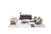Ensemble canapé et table basse de bureau, design moderne et écologique pour la maison, le bureau, le salon et la chambre à coucher, taille personnalisable