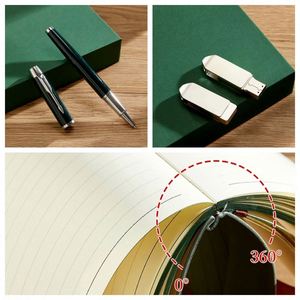Promotion : Coffrets Cadeaux d'Entreprise en Cuir Personnalisables – Carnet de Notes de Luxe A5 avec Stylo et Clé USB - Product Image 6