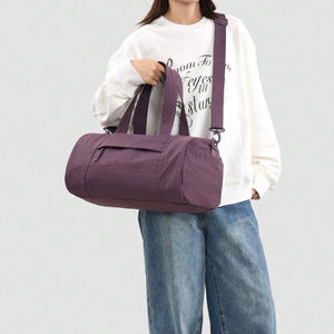 Impermeable de gran capacidad deportes gimnasio durante la noche Crossbody viaje bolsa de lona para las mujeres - Product Image 5