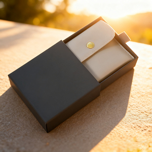 Wholesale Luxury Vintage Square Jewelry Pouch Accessories Packaging for Necklaces Bracelets <b>Earrings</b> Pendants Rectangle Style - Product Image 2