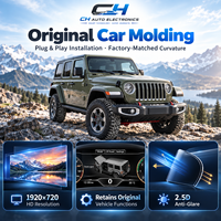 Pour Jeep Wrangler JK 2011-2017, tableau de bord numérique 12,3 pouces, compteur de vitesse