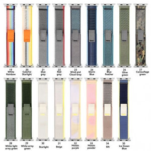 <span class=keywords><strong>Correa</strong></span> de Reloj de Nailon con Velcro para Senderismo, Compatible con <span class=keywords><strong>Apple</strong></span> <span class=keywords><strong>Watch</strong></span> Band Ultra <span class=keywords><strong>2</strong></span> Series 11 10 9 SE, Accesorios para Pulsera - Product Image 5