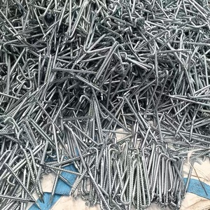 Gancho J Valla de eslabones de cadena Estacas de barras Zona de desaceleración Anclaje de barras de refuerzo - Product Image 5