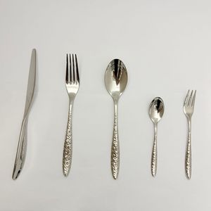 304 Stainless Steel Western Cutlery Set Steak Knife Fork <b>Spoon</b> Dessert Set For Home Restaurant Catering - Product Image 4