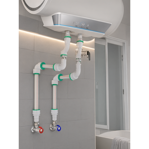 Raccord de tuyauterie en plastique à connexion rapide universelle, adaptateur coudé pour chauffe-eau ISO9001 - Product Image 2