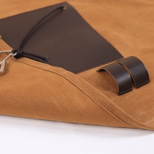 CHANGRONG personalizado encerado lona bolsillos impermeable barbacoa parrilla <span class=keywords><strong>delantal</strong></span> <span class=keywords><strong>para</strong></span> los hombres - Product Image 5