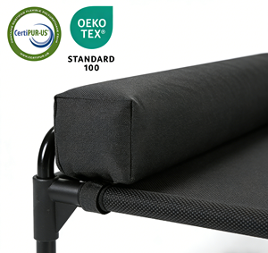 Elevated <strong>Dog</strong> <strong>Bed</strong> with Bolster Large Outdoor Raised Pet Cot Breathable Mesh Cooling <strong>Dog</strong> <strong>Bed</strong> for Extra Large <strong>Dogs</strong> - Product Image 3