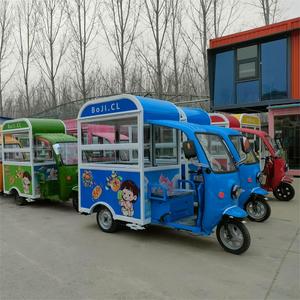 Nouveau style de tricycle électrique à carrosserie fermée pour la vente de nourriture, chariot à hot-dogs, pizza, en-cas, café, glaces, cuisine <span class=keywords><strong>mobile</strong></span> - Product Image 5