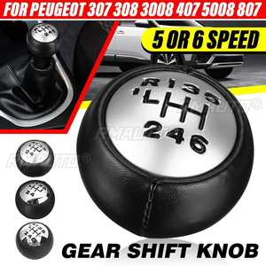 Poignée de levier de vitesses 5/6 vitesses pour Peugeot 307 308 3008 407 5008 807 Partner B9 Tepee pour Citroën C3 A51 C4, C4 Picasso C8 Berlingo - Product Image 1