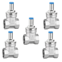 Vanne d'angle triangulaire manuelle LISHUI en acier inoxydable à joint souple, modèle LS673 pour l'eau DN15-DN50, filetage verrouillable