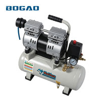 Compresseur d'air compact BOGAO 220V monophasé 9L silencieux sans huile 8 bars pour outils pneumatiques