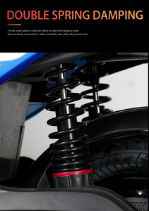 سكوتر كهربائي عالي السرعة بعجلتين مع بطارية ذكية وفرامل قرصية ومحرك عديم المسفرات ومصباح أمامي وإطارات تفريغ الهواء - Product Image 5