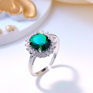 Anello Aperto a Forma di Loto per Donne, Minimalista e Regolabile, Anello da Dito alla Moda - Product Image 3
