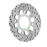 Rotor Cakram Rem Belakang Sepeda Motor 220Mm 5Mm untuk Kawasaki NINJA 650 Z650 ABS 2017-2022 ER-6F ABS 2006-2017 ER-6N ABS 2008-2016