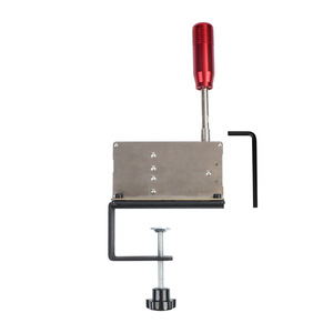 Sequential Shifter For Racing Steering Wheel 14.3cm <b>Black</b> Red Metal <b>Bracket</b> Paddle Shifter With Adjustable Clamp - Product Image 2