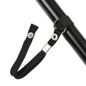 Sangle de poignet réglable en nylon avec boucle métallique pour bâton de marche, randonnée et usage extérieur - Product Image 1