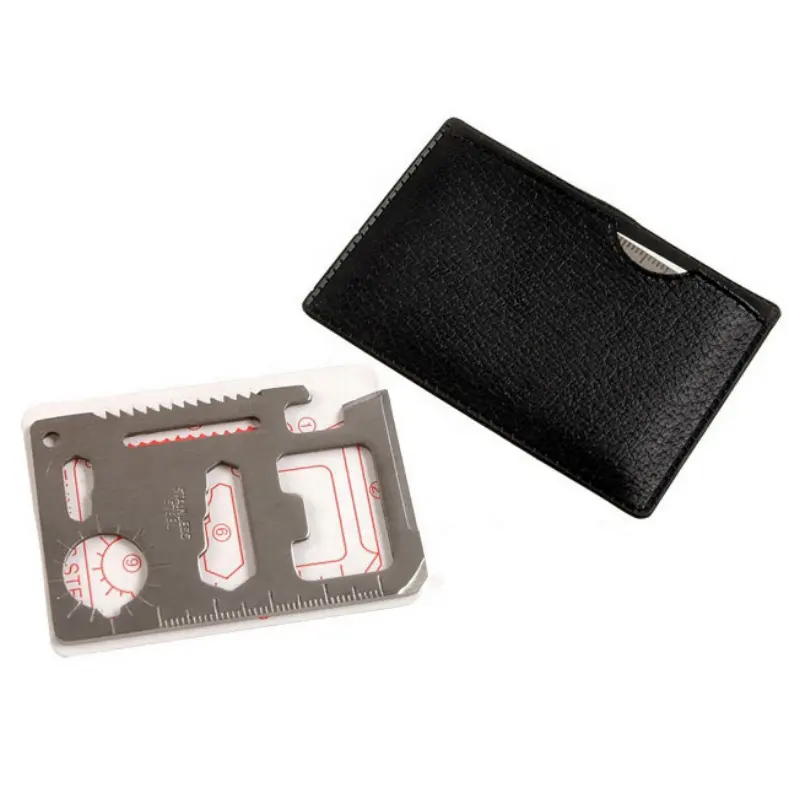 Creditcard Mes Pocket Survival Tool Multi Wallet Multitool Kaart Grootte Mes