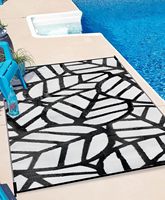 Tapis d'extérieur en PP tissé imperméable et durable avec design réversible antidérapant et lavable pour le camping, les voyages, les pique-niques, la prière et l'utilisation en patio