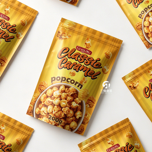 Custom Popcorn <b>Packaging</b> <b>Bags</b> Moisture Proof Stand Up Pouch with Zipper Aluminum Foil Food <b>Packaging</b> <b>Bag</b> - Product Image 4